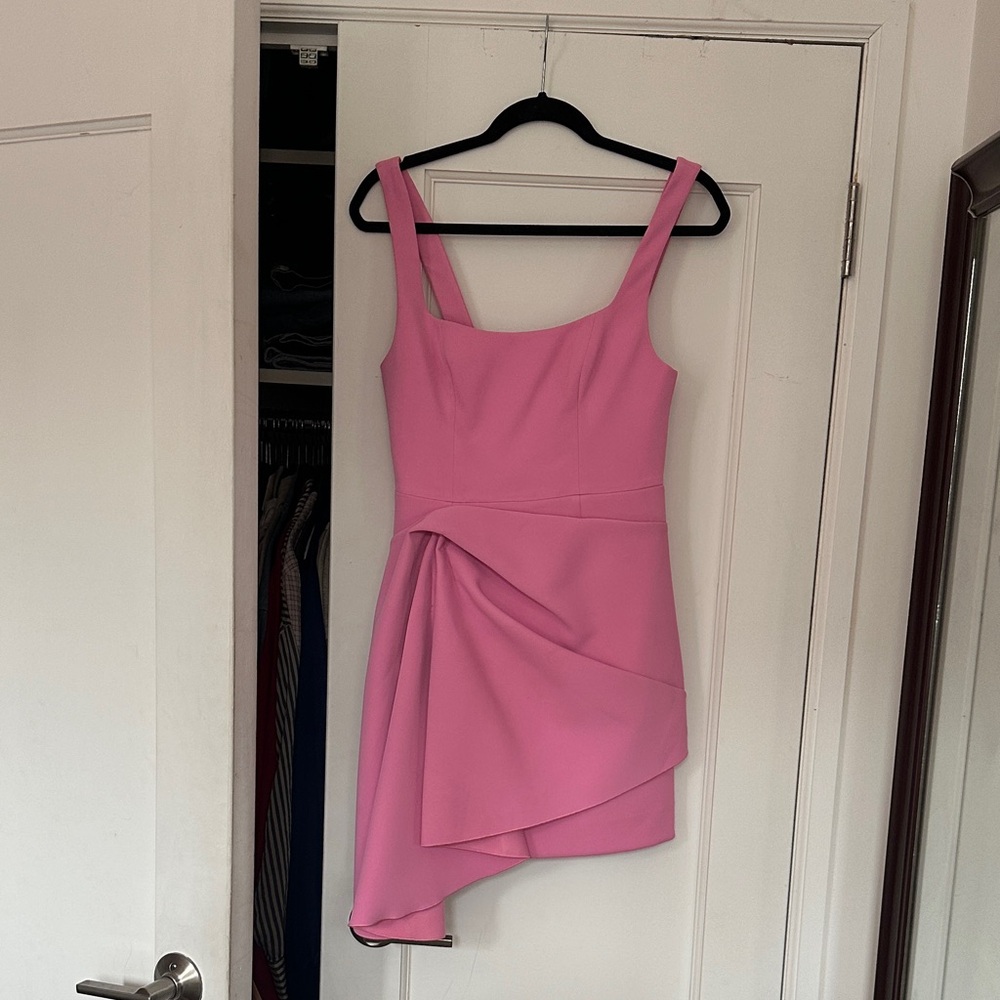 Acler Asymmetrical Pink Dress
